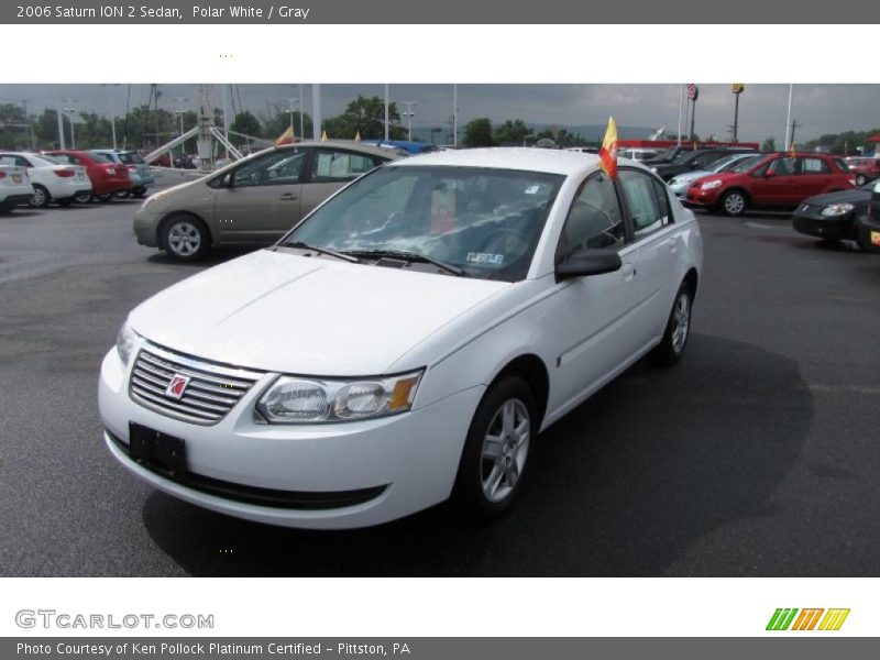 Polar White / Gray 2006 Saturn ION 2 Sedan