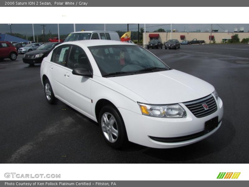 Polar White / Gray 2006 Saturn ION 2 Sedan