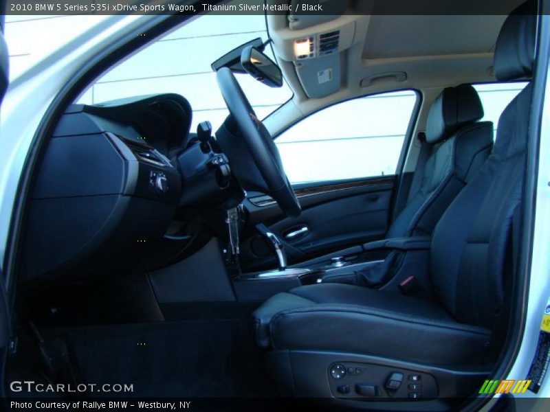 Titanium Silver Metallic / Black 2010 BMW 5 Series 535i xDrive Sports Wagon