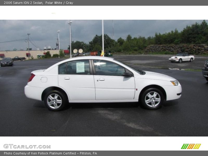Polar White / Gray 2006 Saturn ION 2 Sedan