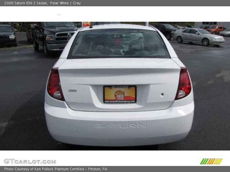 Polar White / Gray 2006 Saturn ION 2 Sedan
