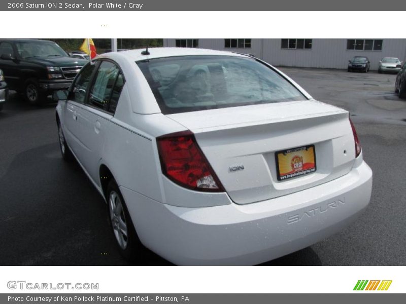 Polar White / Gray 2006 Saturn ION 2 Sedan