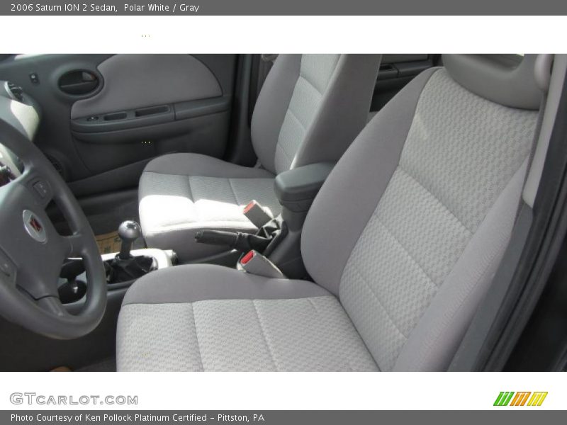 Polar White / Gray 2006 Saturn ION 2 Sedan