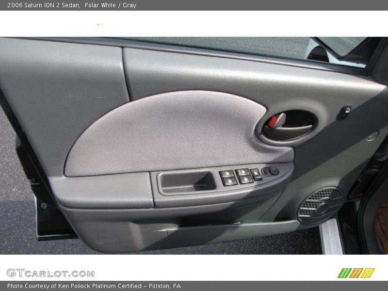 Polar White / Gray 2006 Saturn ION 2 Sedan