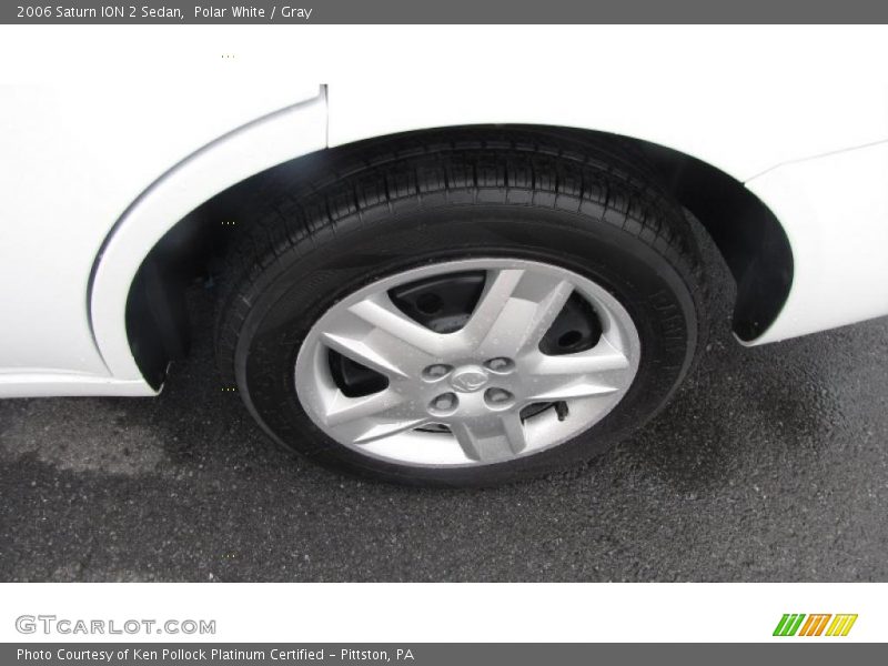 Polar White / Gray 2006 Saturn ION 2 Sedan