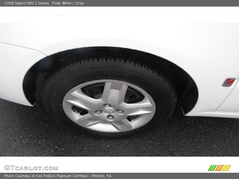 Polar White / Gray 2006 Saturn ION 2 Sedan