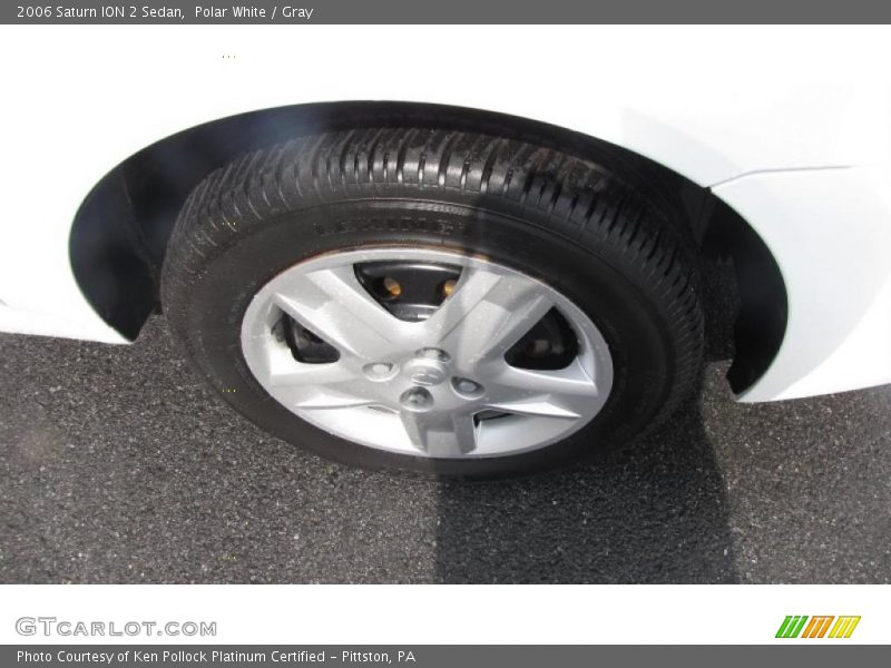 Polar White / Gray 2006 Saturn ION 2 Sedan