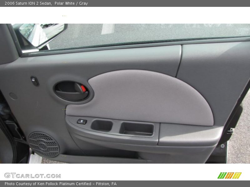 Polar White / Gray 2006 Saturn ION 2 Sedan