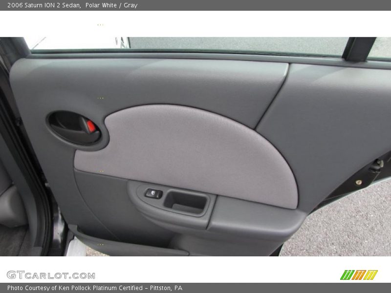 Polar White / Gray 2006 Saturn ION 2 Sedan