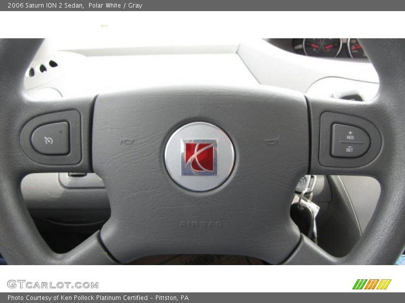 Polar White / Gray 2006 Saturn ION 2 Sedan