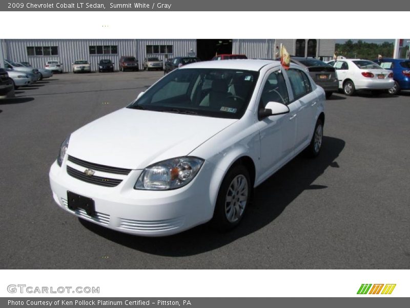 Summit White / Gray 2009 Chevrolet Cobalt LT Sedan