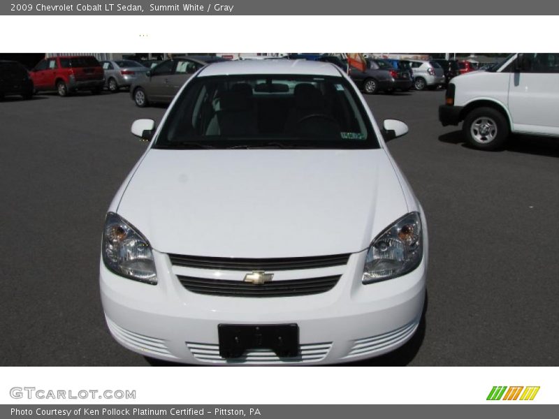Summit White / Gray 2009 Chevrolet Cobalt LT Sedan