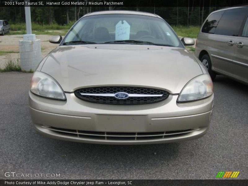 Harvest Gold Metallic / Medium Parchment 2001 Ford Taurus SE