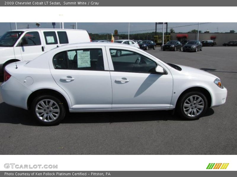 Summit White / Gray 2009 Chevrolet Cobalt LT Sedan