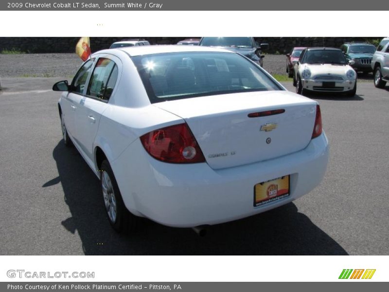 Summit White / Gray 2009 Chevrolet Cobalt LT Sedan