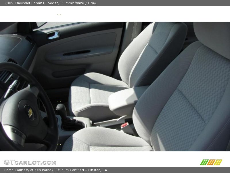 Summit White / Gray 2009 Chevrolet Cobalt LT Sedan