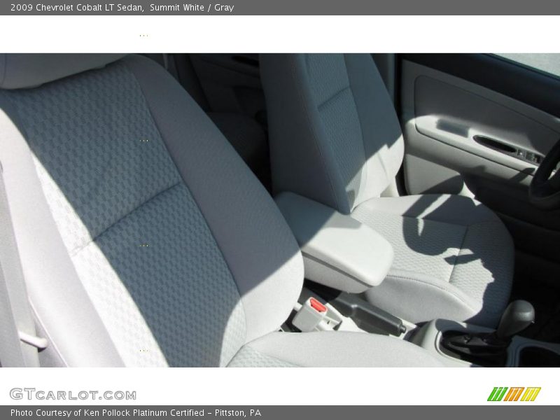 Summit White / Gray 2009 Chevrolet Cobalt LT Sedan