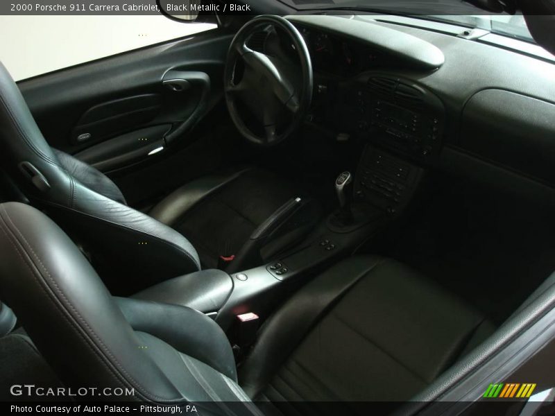 Black Metallic / Black 2000 Porsche 911 Carrera Cabriolet