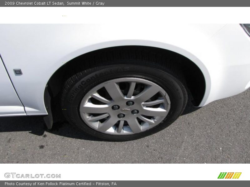 Summit White / Gray 2009 Chevrolet Cobalt LT Sedan