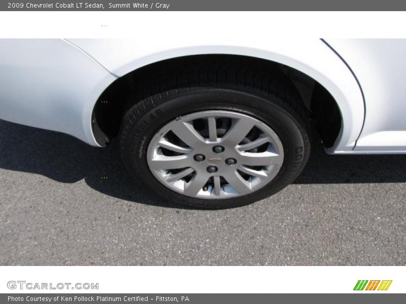 Summit White / Gray 2009 Chevrolet Cobalt LT Sedan