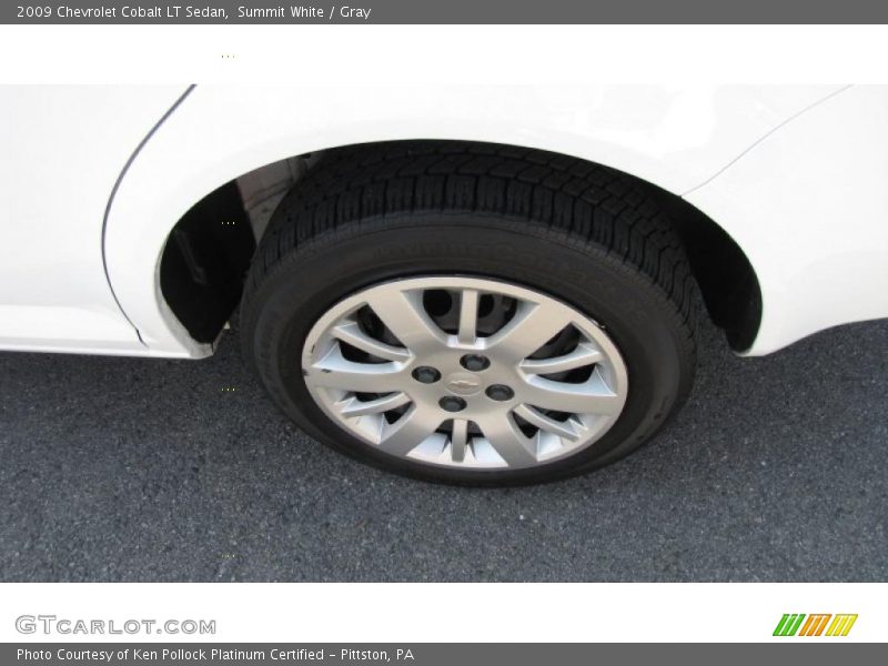 Summit White / Gray 2009 Chevrolet Cobalt LT Sedan