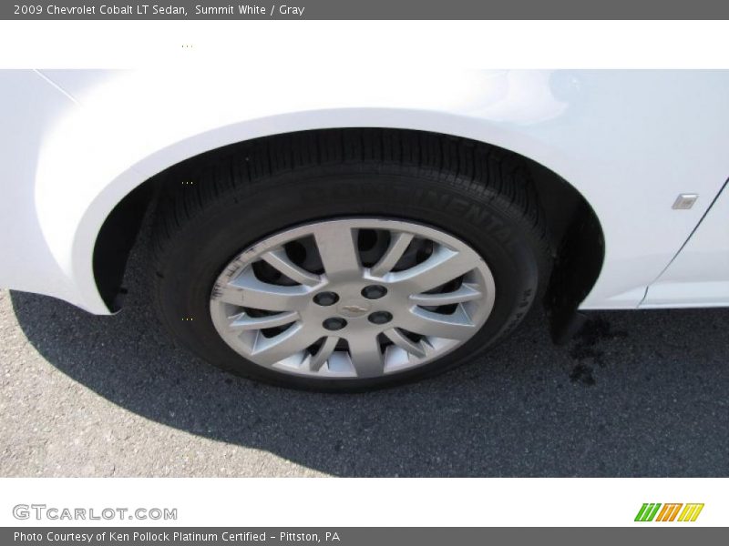 Summit White / Gray 2009 Chevrolet Cobalt LT Sedan