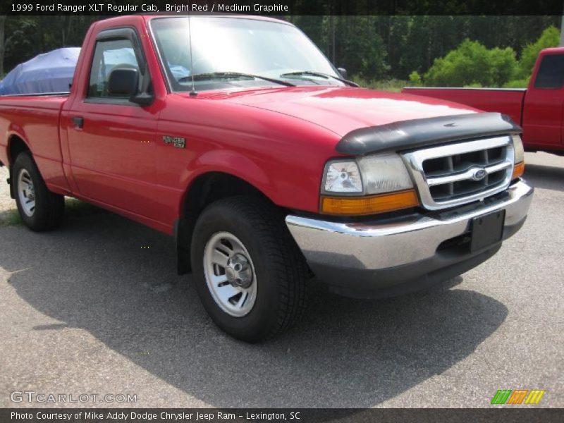 Bright Red / Medium Graphite 1999 Ford Ranger XLT Regular Cab