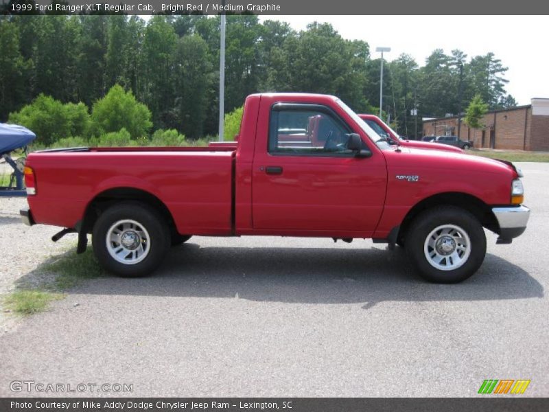 Bright Red / Medium Graphite 1999 Ford Ranger XLT Regular Cab