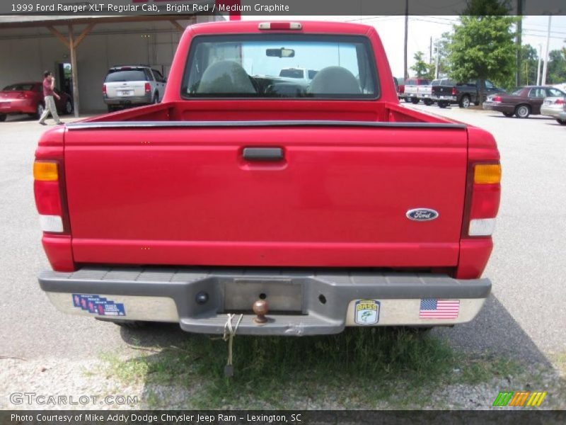 Bright Red / Medium Graphite 1999 Ford Ranger XLT Regular Cab