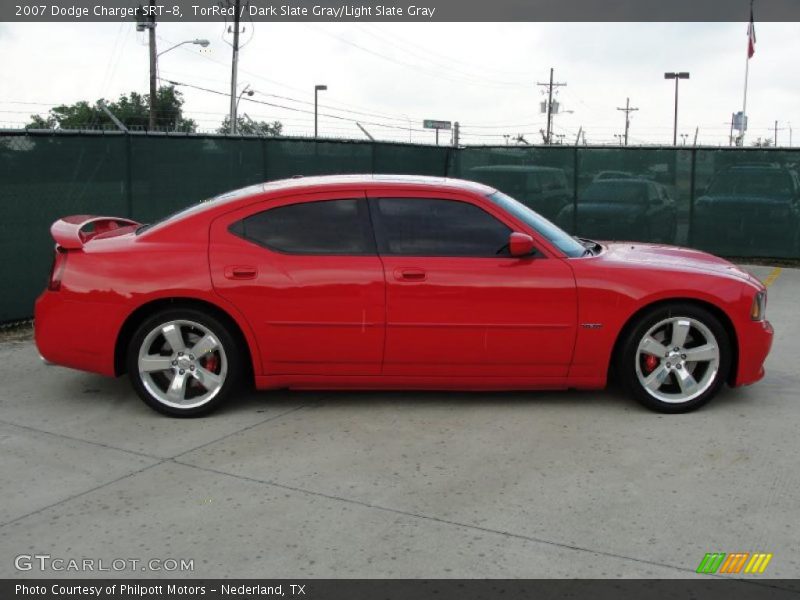 TorRed / Dark Slate Gray/Light Slate Gray 2007 Dodge Charger SRT-8