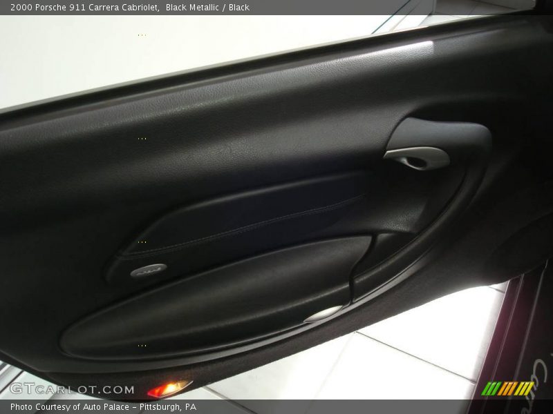 Black Metallic / Black 2000 Porsche 911 Carrera Cabriolet