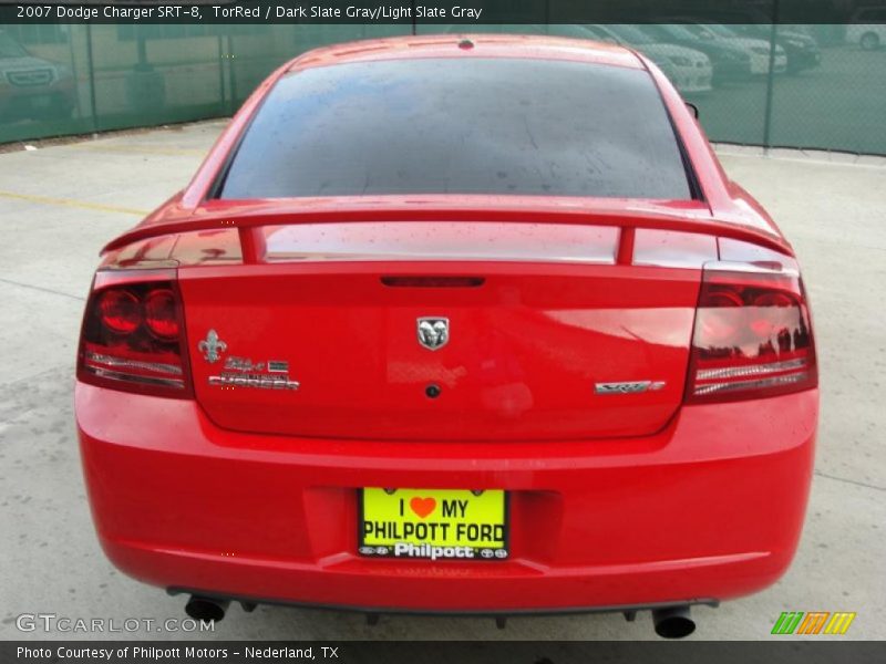 TorRed / Dark Slate Gray/Light Slate Gray 2007 Dodge Charger SRT-8