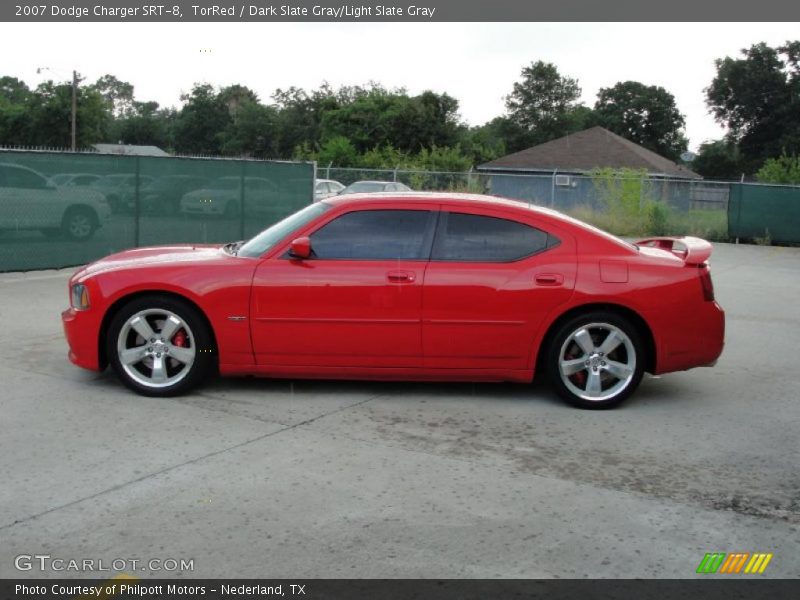 TorRed / Dark Slate Gray/Light Slate Gray 2007 Dodge Charger SRT-8