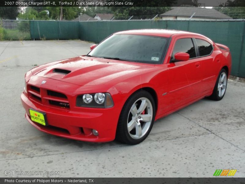 TorRed / Dark Slate Gray/Light Slate Gray 2007 Dodge Charger SRT-8