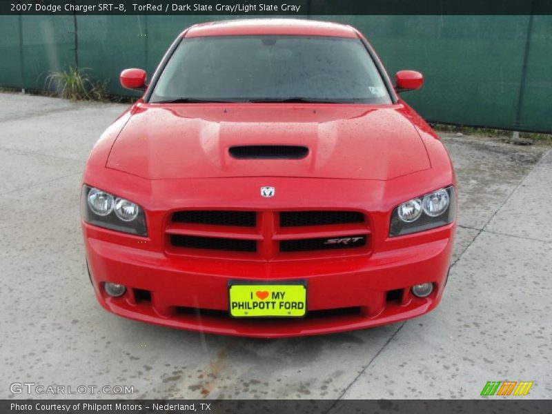TorRed / Dark Slate Gray/Light Slate Gray 2007 Dodge Charger SRT-8