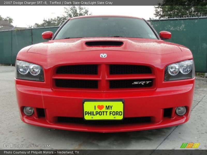 TorRed / Dark Slate Gray/Light Slate Gray 2007 Dodge Charger SRT-8