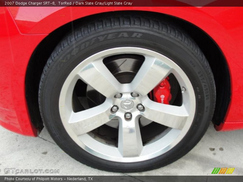 TorRed / Dark Slate Gray/Light Slate Gray 2007 Dodge Charger SRT-8