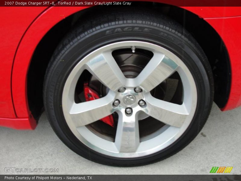TorRed / Dark Slate Gray/Light Slate Gray 2007 Dodge Charger SRT-8