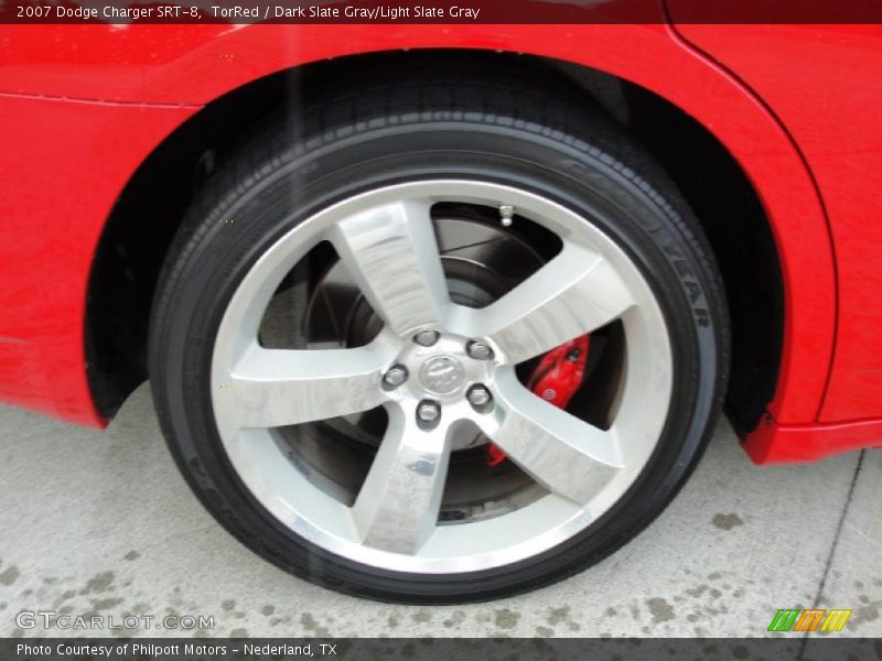 TorRed / Dark Slate Gray/Light Slate Gray 2007 Dodge Charger SRT-8