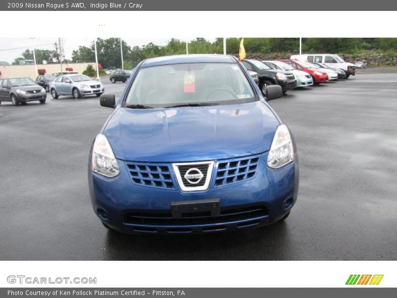 Indigo Blue / Gray 2009 Nissan Rogue S AWD