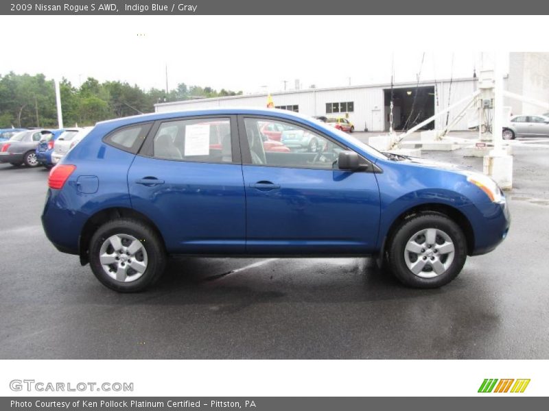 Indigo Blue / Gray 2009 Nissan Rogue S AWD
