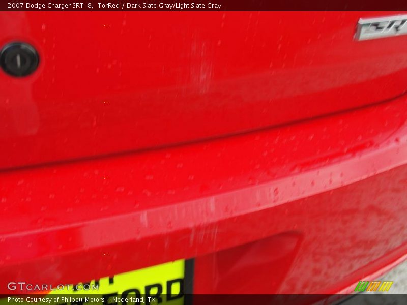 TorRed / Dark Slate Gray/Light Slate Gray 2007 Dodge Charger SRT-8