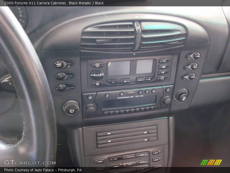 Black Metallic / Black 2000 Porsche 911 Carrera Cabriolet