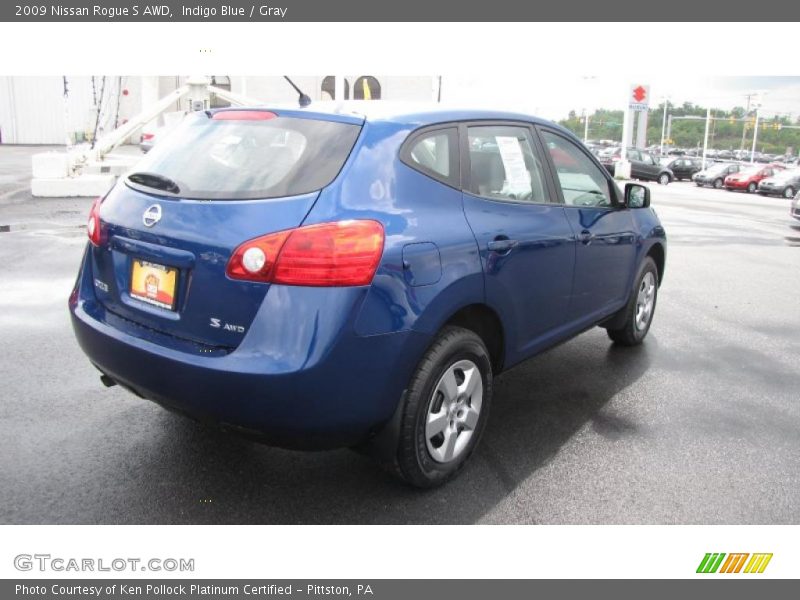 Indigo Blue / Gray 2009 Nissan Rogue S AWD