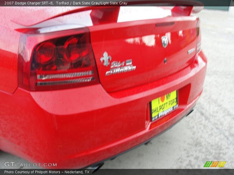 TorRed / Dark Slate Gray/Light Slate Gray 2007 Dodge Charger SRT-8