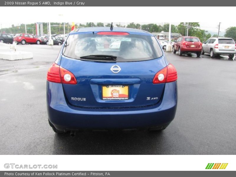 Indigo Blue / Gray 2009 Nissan Rogue S AWD