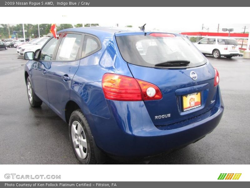 Indigo Blue / Gray 2009 Nissan Rogue S AWD