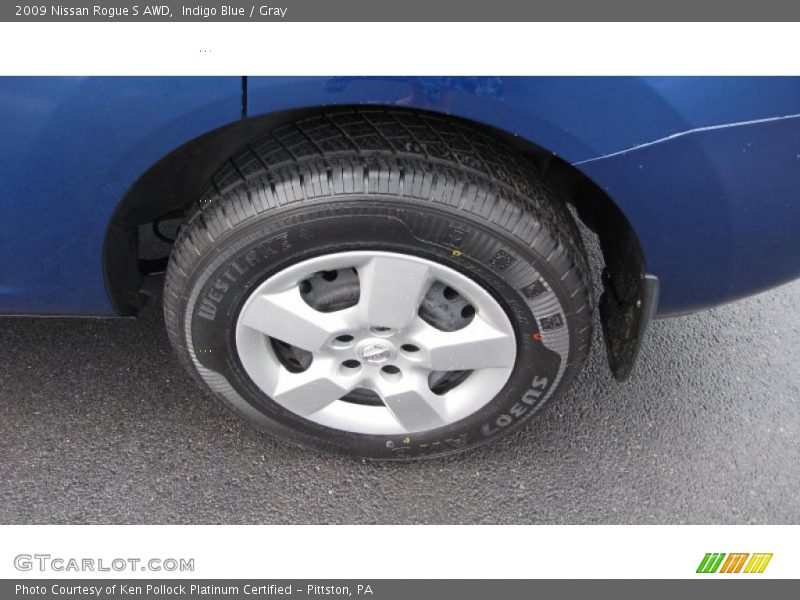 Indigo Blue / Gray 2009 Nissan Rogue S AWD