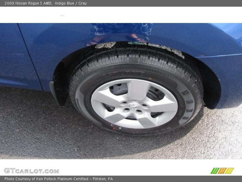 Indigo Blue / Gray 2009 Nissan Rogue S AWD