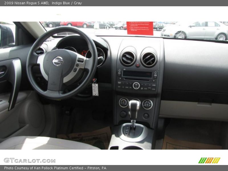 Indigo Blue / Gray 2009 Nissan Rogue S AWD